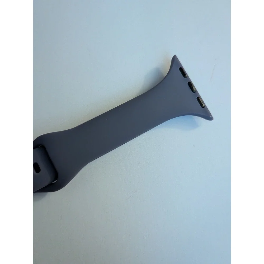 Silicone Sport Band‎ for Apple Watch Slate Purple Muted Lavender Strap Mens